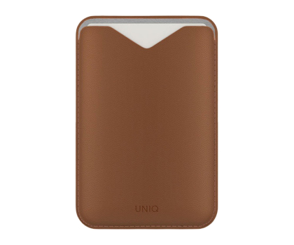 Etui / obudowa na smartfona Uniq Magnetyczny portfel Lyden Evo stojak na telefon caramel